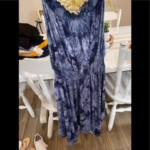 Strapless shark bite dress